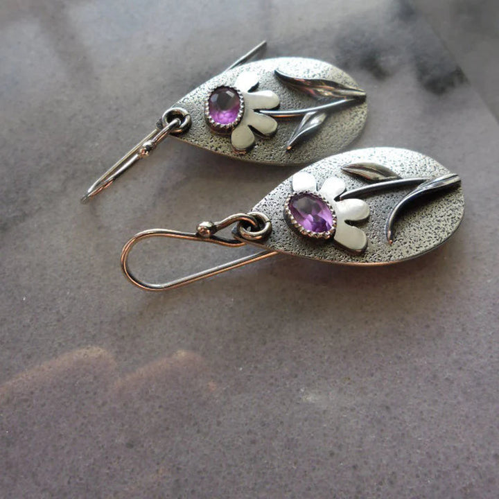 3D Floral Retro Earrings