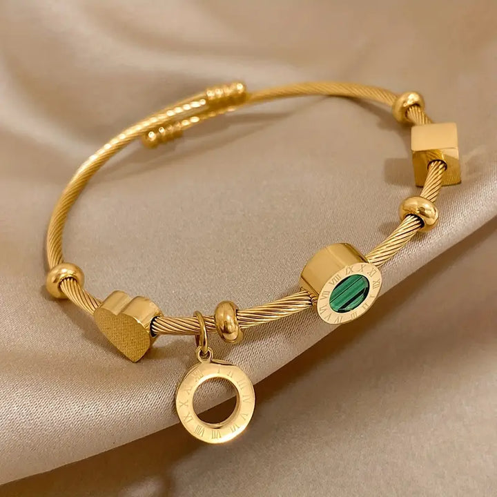 Arabella Gold Bangle