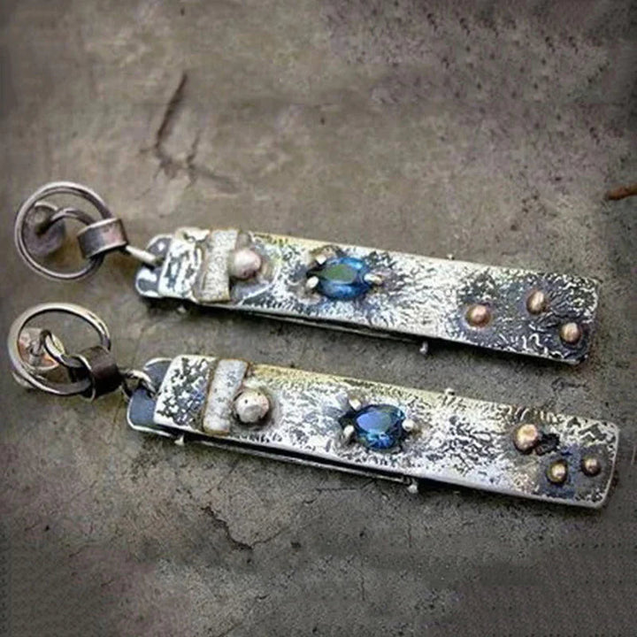 Artisan Blue Stone Earrings