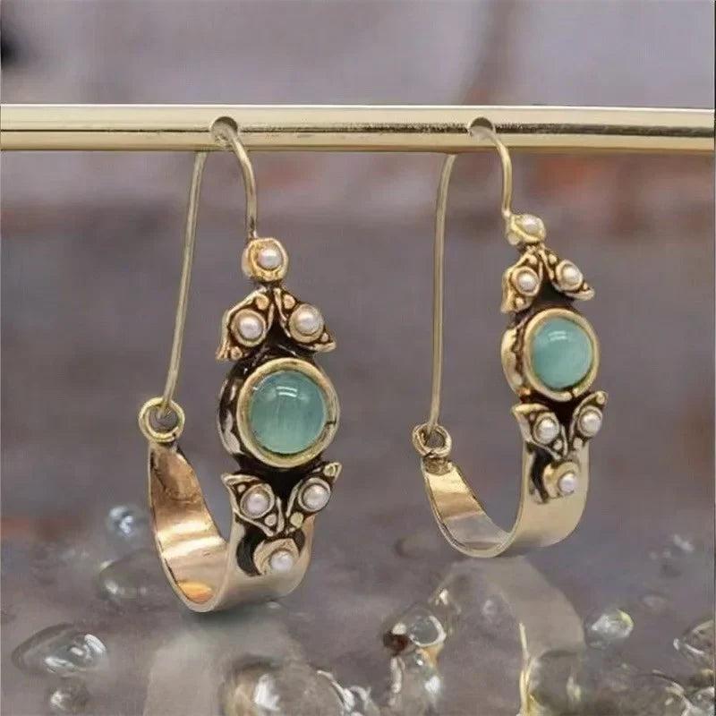 Chic Retro Ethnic Drop Earrings
