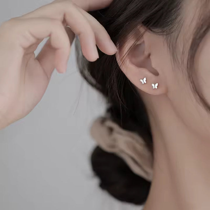 Delicate Butterfly Stud Earrings