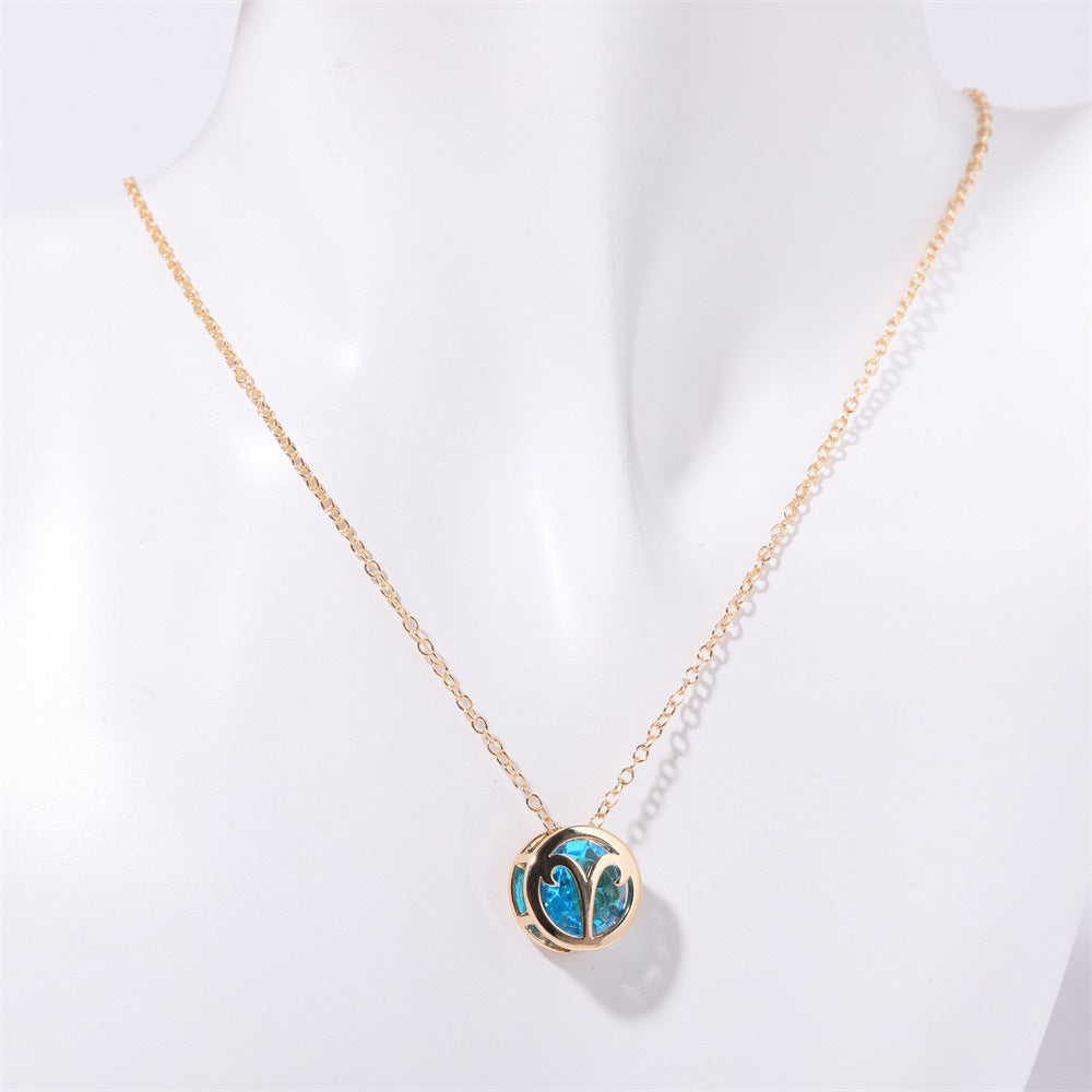 Reversible Zodiac Necklace