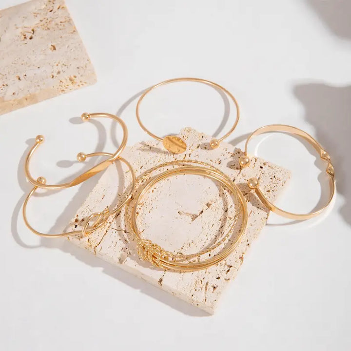 Chic Knotted Bracelet Set