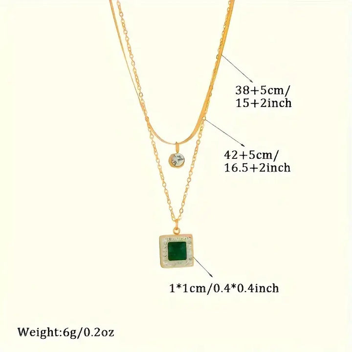 Emerald Tirena Necklace