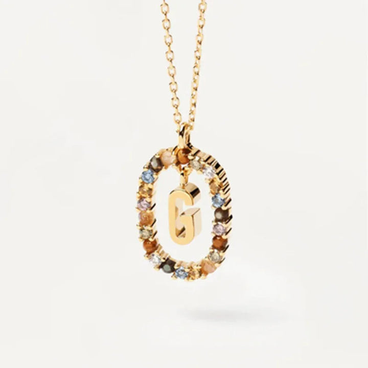 Chic Multicolor Stone Necklace