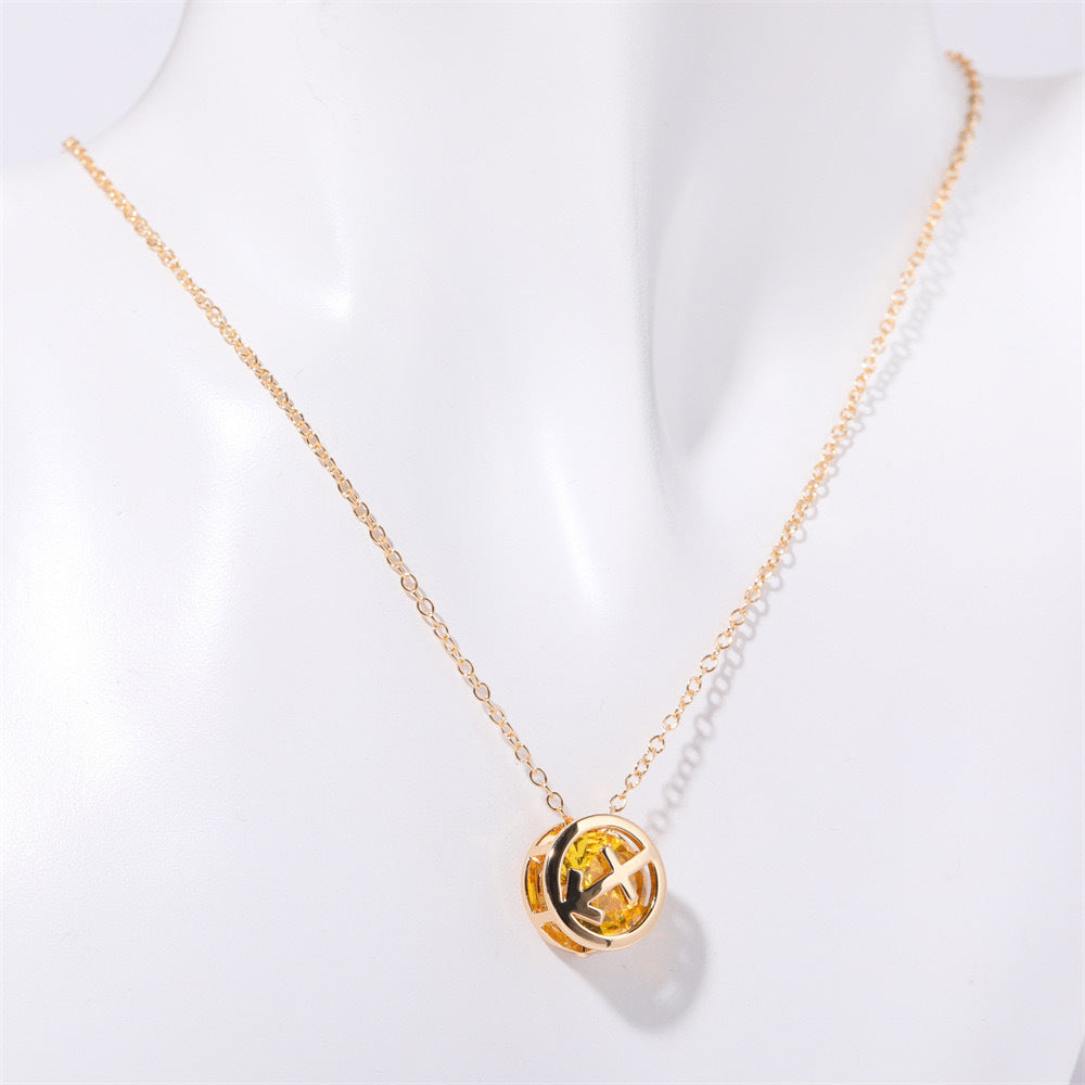 Reversible Zodiac Necklace