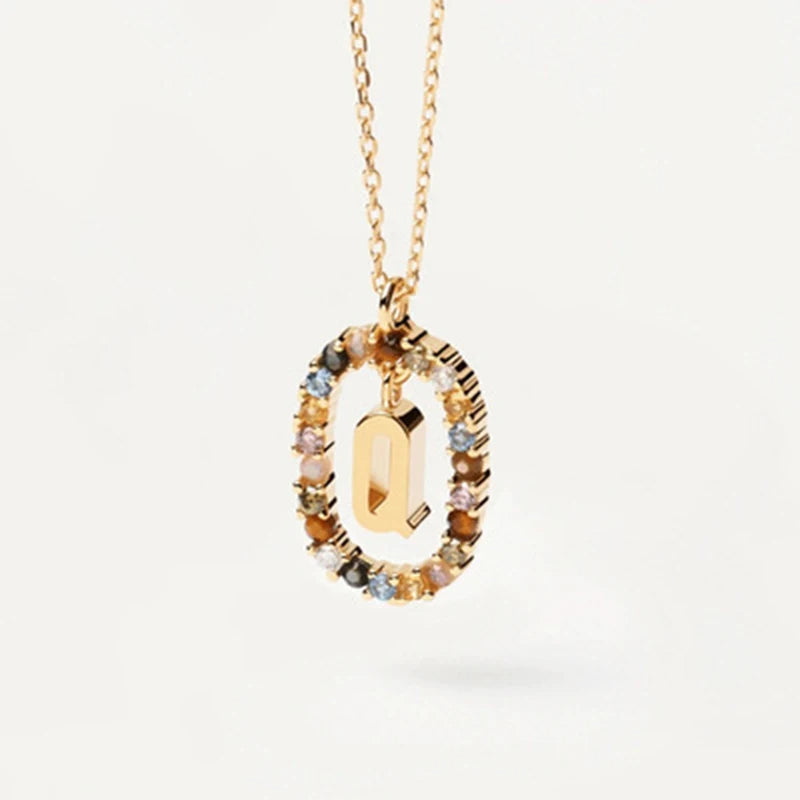 Chic Multicolor Stone Necklace