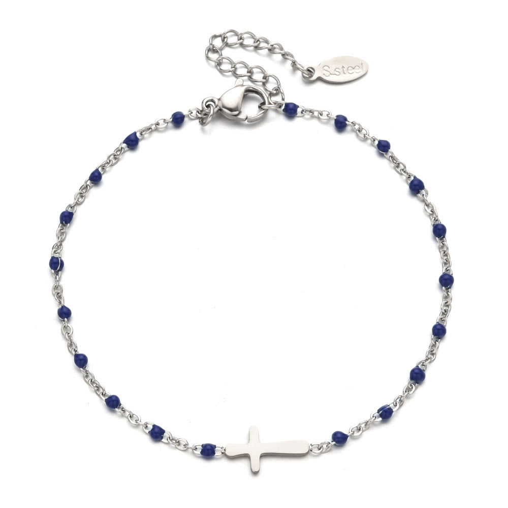 Elegant Minimalist Cross Bracelet