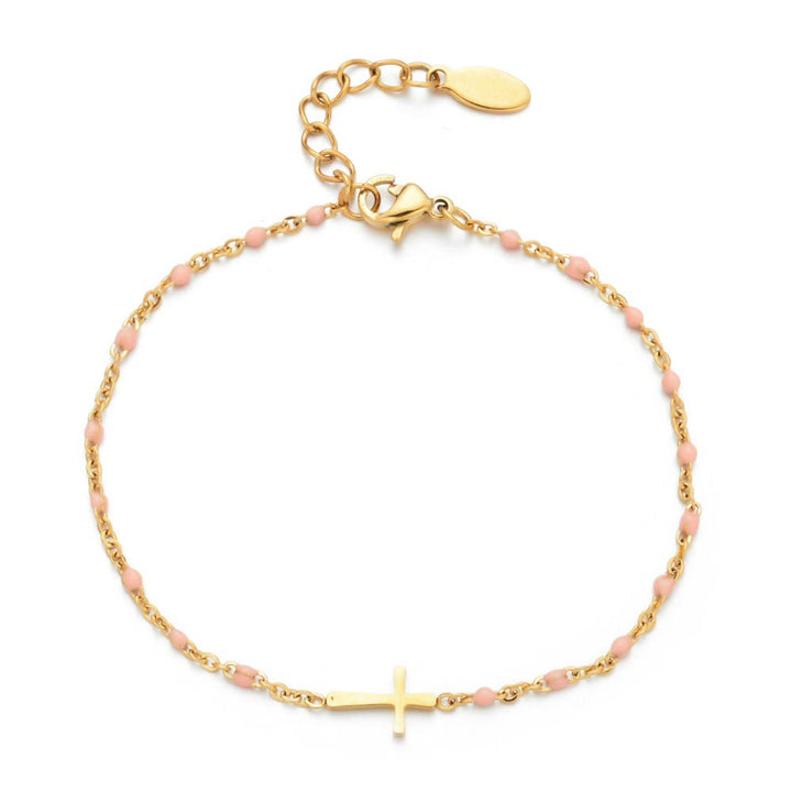 Elegant Minimalist Cross Bracelet