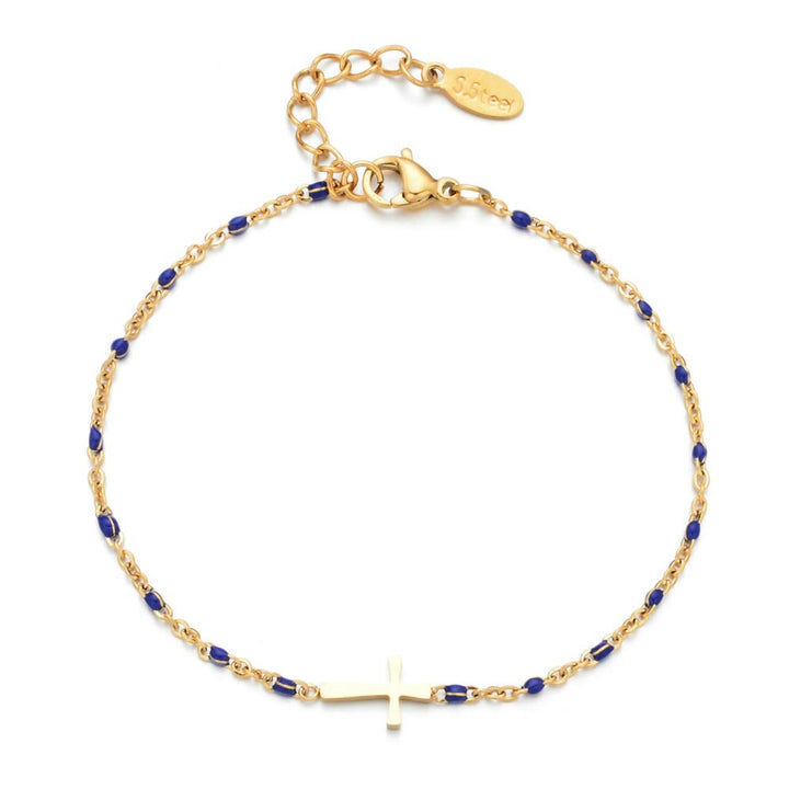 Elegant Minimalist Cross Bracelet