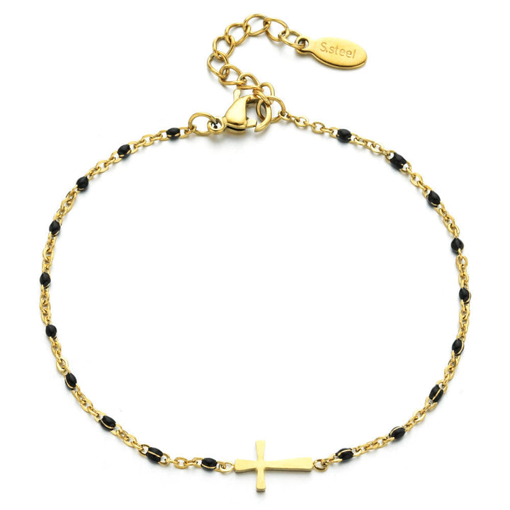Elegant Minimalist Cross Bracelet