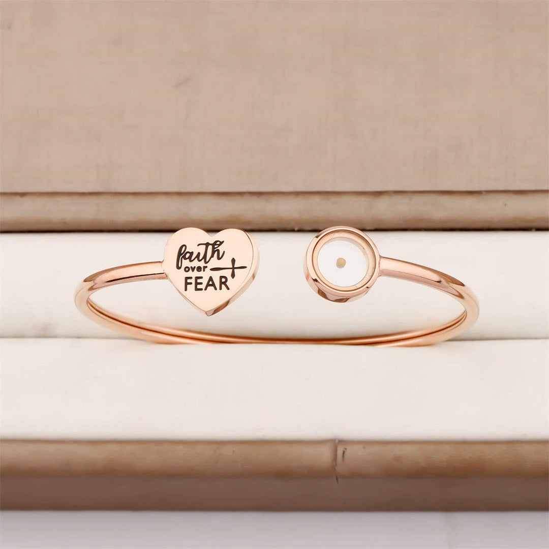 Faith Over Fear Mustard Seed Bracelet - Available in 3 Colors: A Daily Reminder of Hope