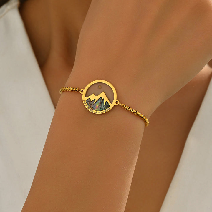 Mustard Seed Mountain Bracelet: Two Colors for Everyday Faith