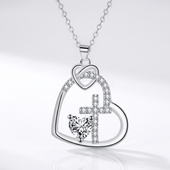 Heart-Inlay Necklace