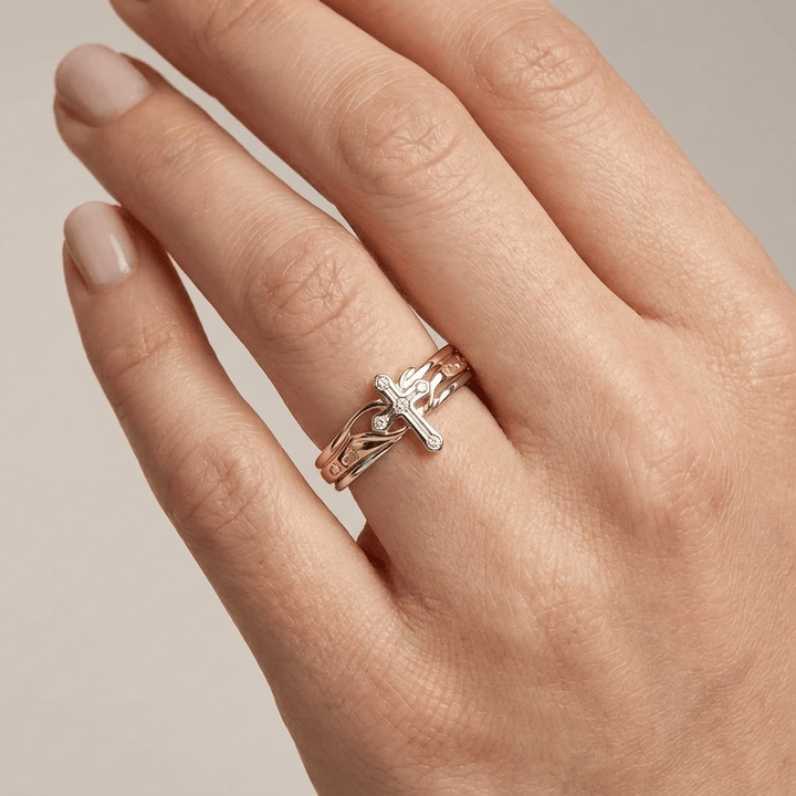 Mother's Love Silver & Gold Ring
