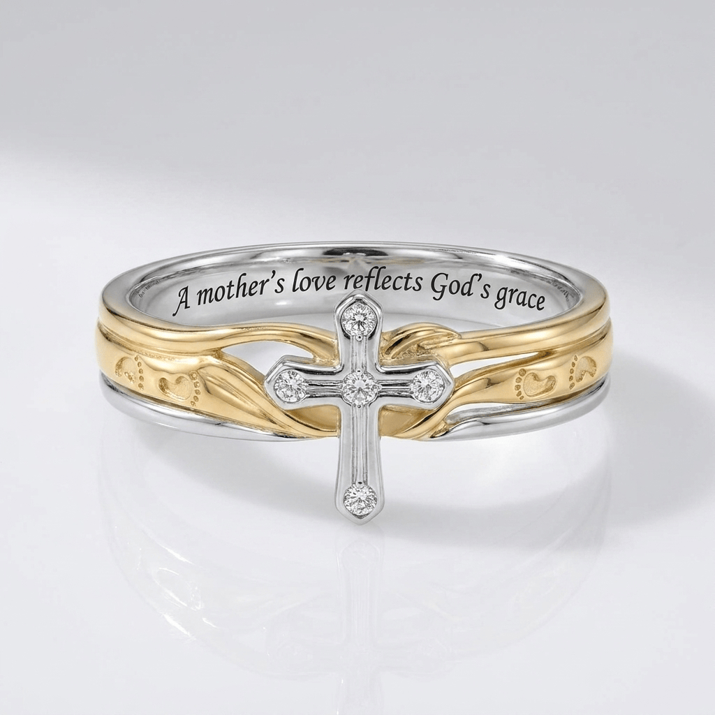 Mother's Love Silver & Gold Ring