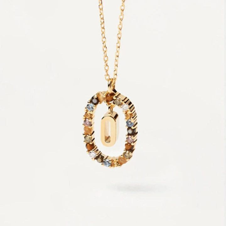 Chic Multicolor Stone Necklace