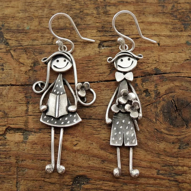 Vintage Dangle Earrings for Kids