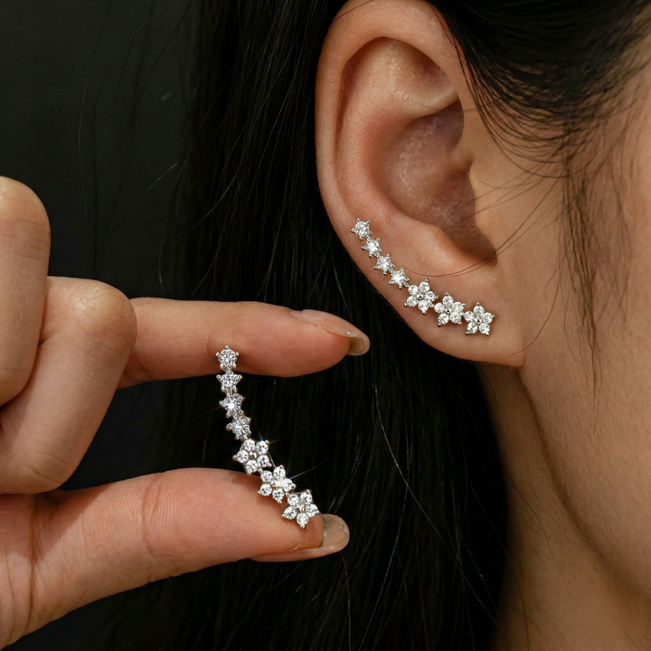Chic Floral Earrings