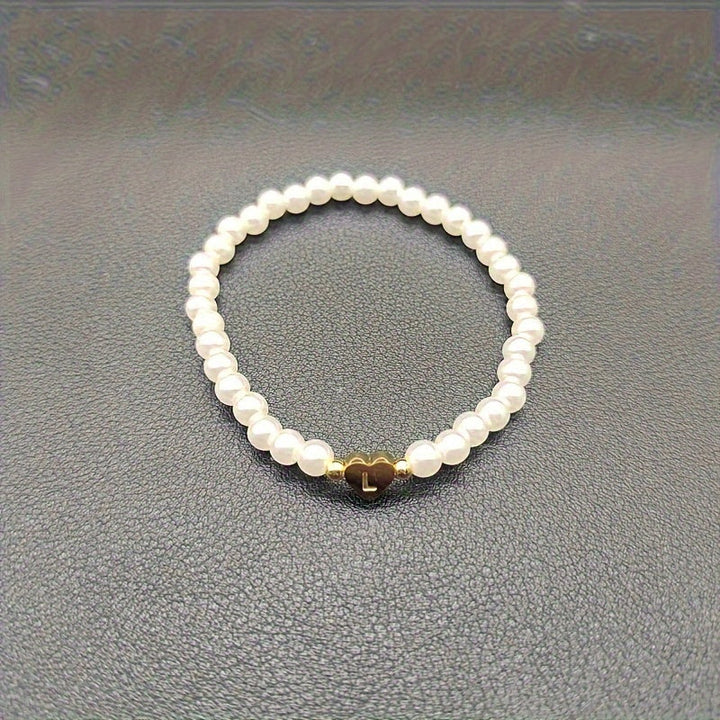 Charming Initial Heart Bracelet