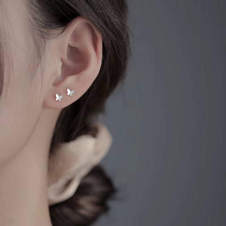 Delicate Butterfly Stud Earrings