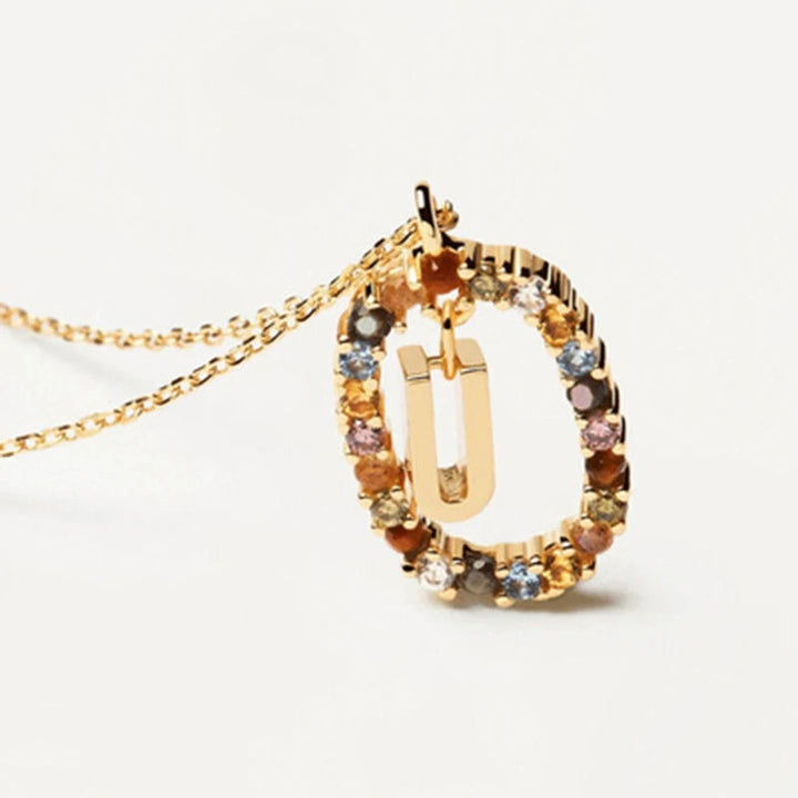 Chic Multicolor Stone Necklace