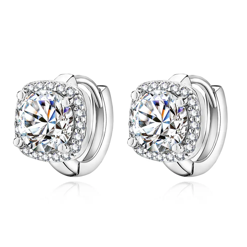 Martina Gold Square Earrings