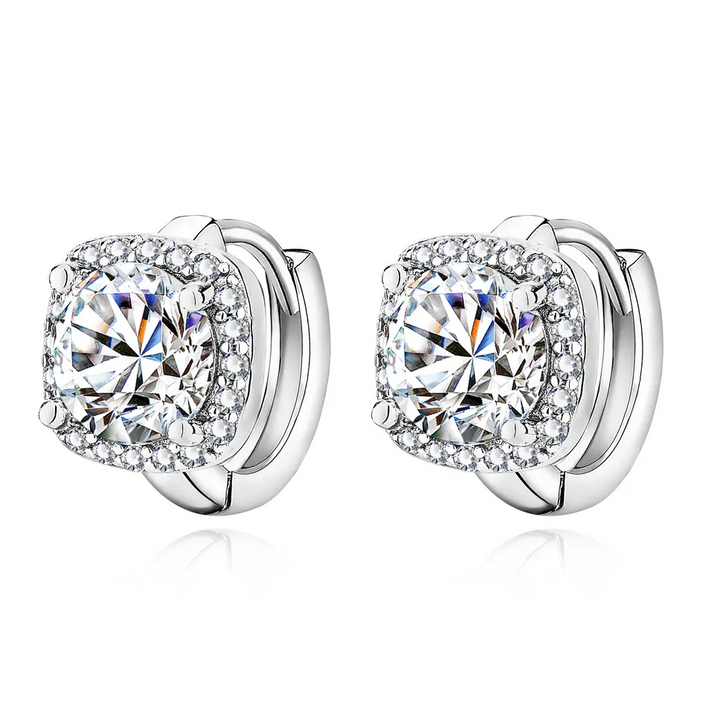 Martina Gold Square Earrings