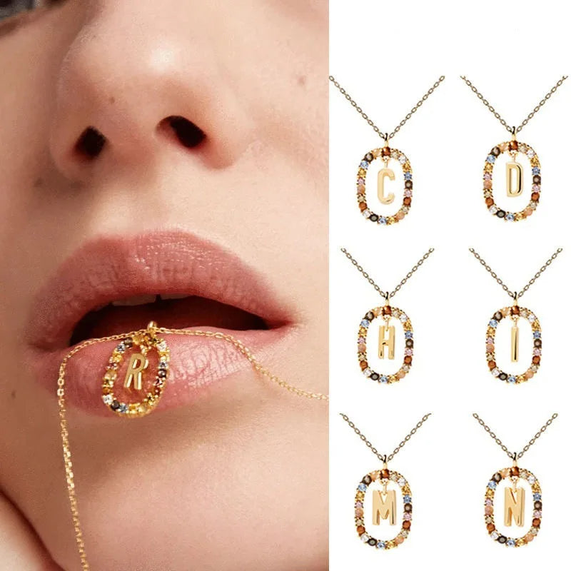 Chic Multicolor Stone Necklace