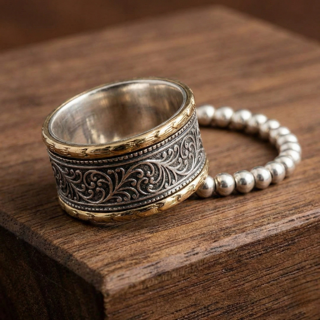 Gold and Silver Vintage Ring