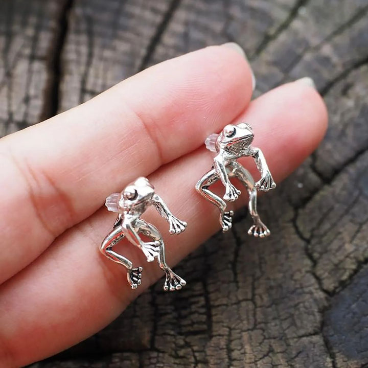 Chic Frog-Inspired Earrings
