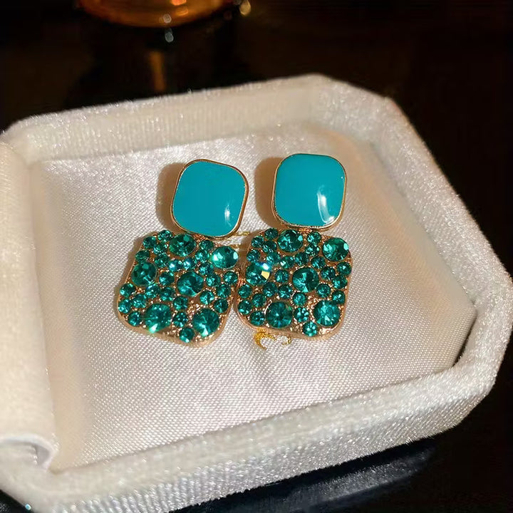 Square Drop Earrings