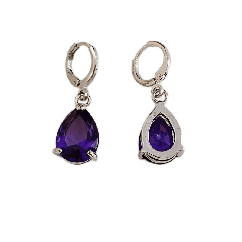Tania Amethyst Stud Earrings