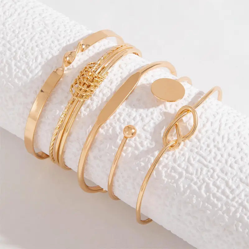Chic Knotted Bracelet Set