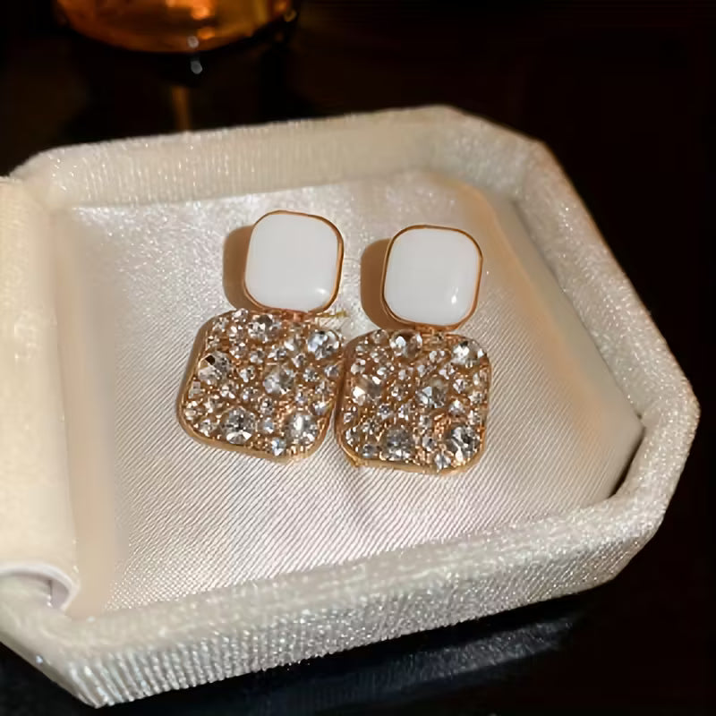 Square Drop Earrings