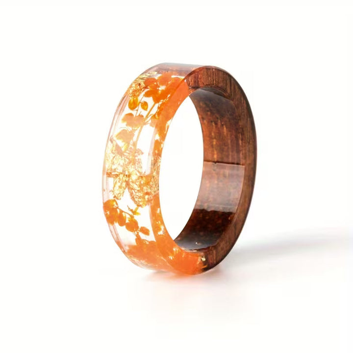 Artisan Wood and Resin Ring