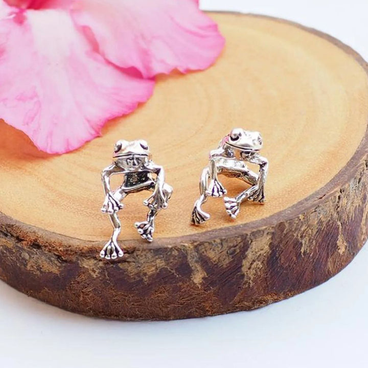 Chic Frog-Inspired Earrings