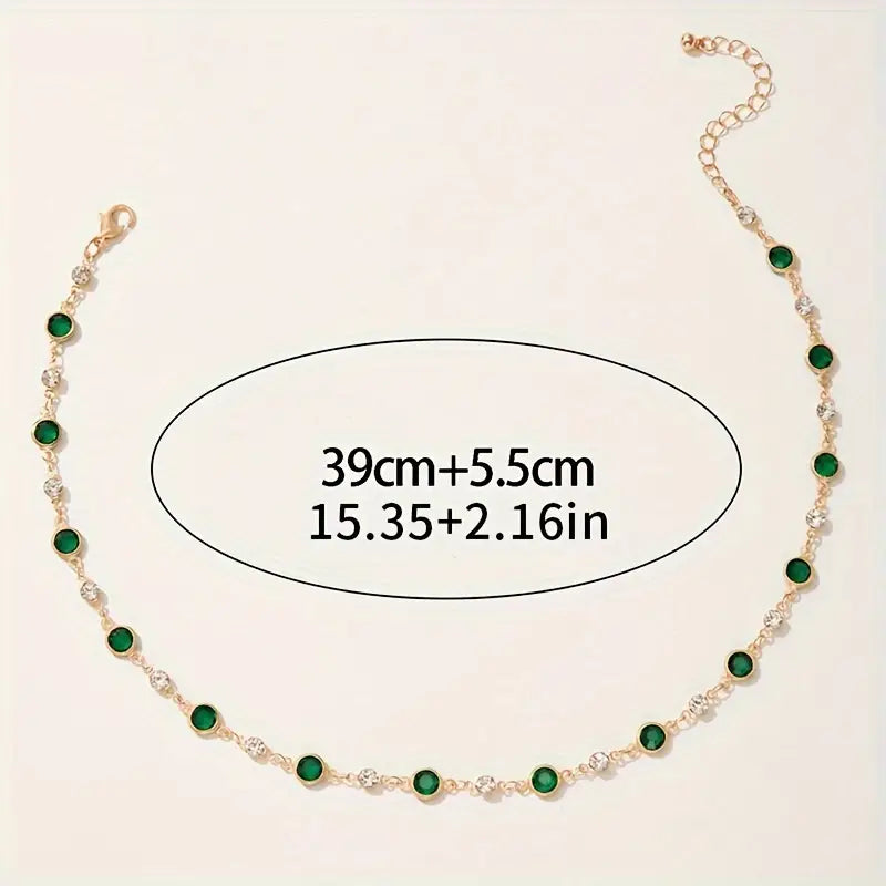 Elegant Green Pendant Necklace