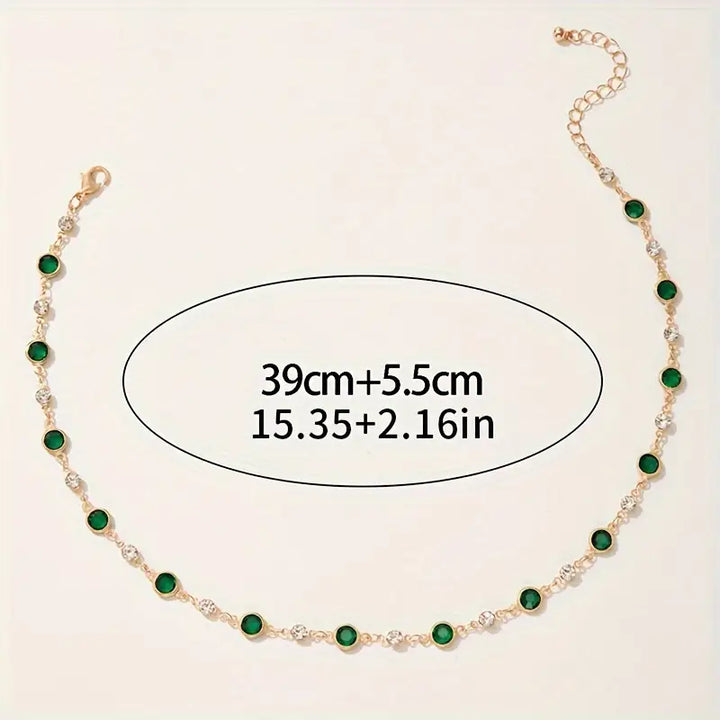 Elegant Green Pendant Necklace