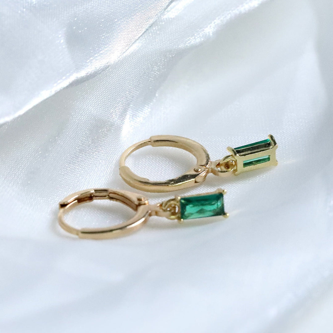 Elegant Emerald Luisa Earrings