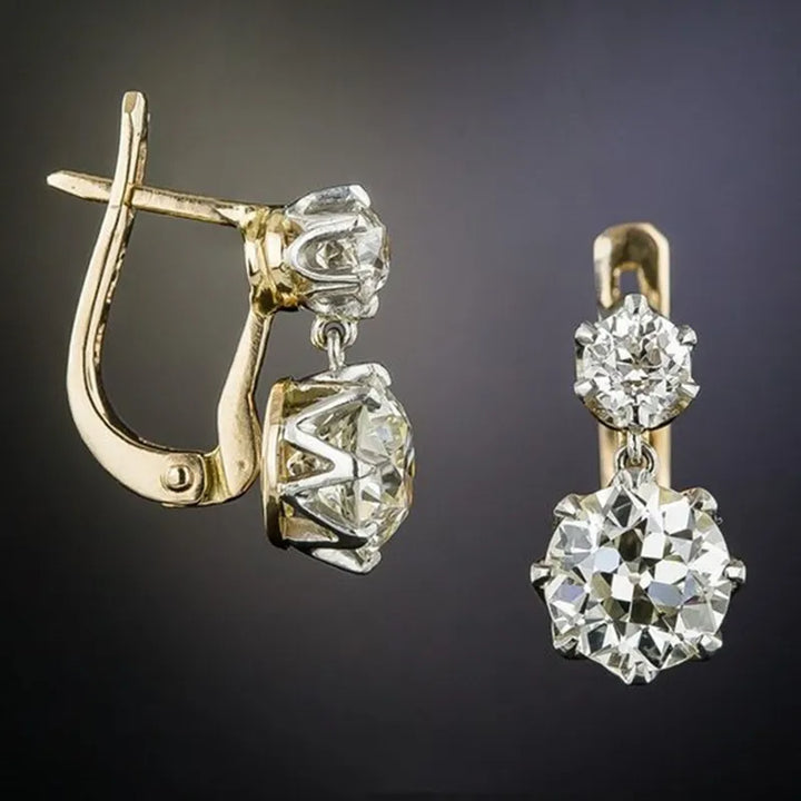 European & American Zirconia Earrings