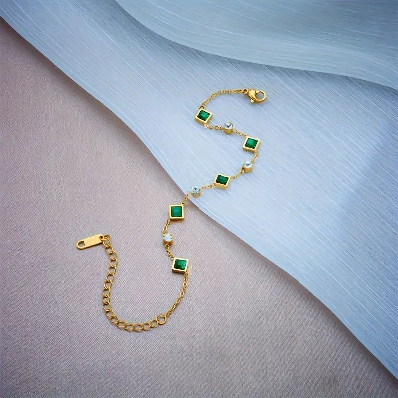 Emerald Carolina Bracelet