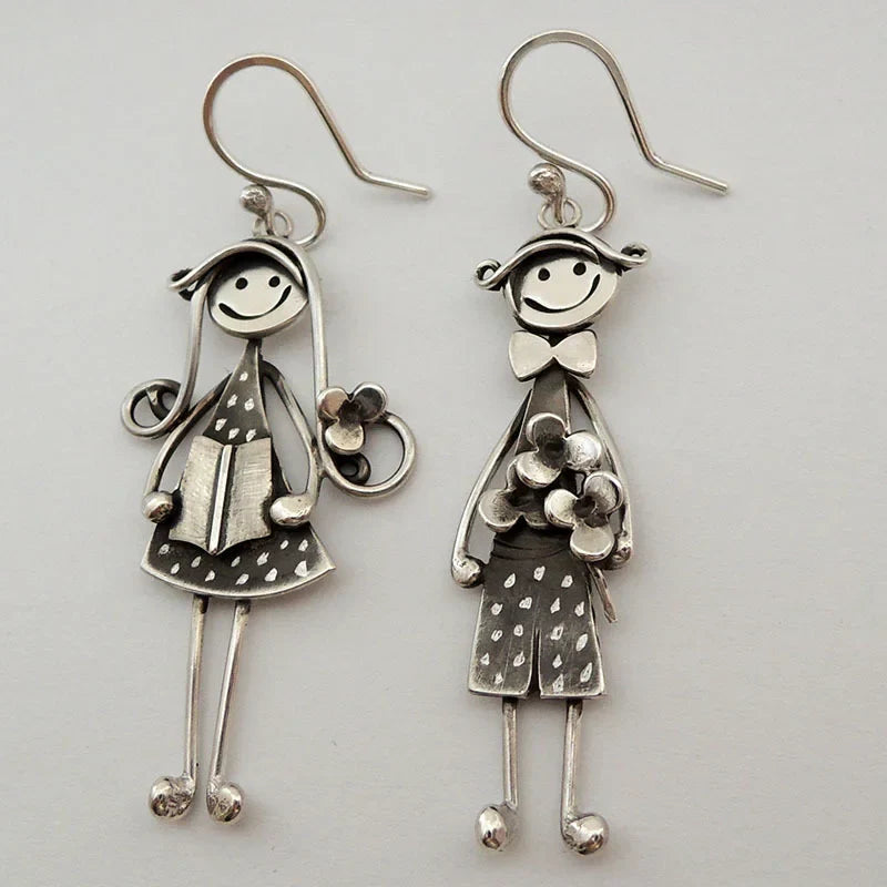 Vintage Dangle Earrings for Kids