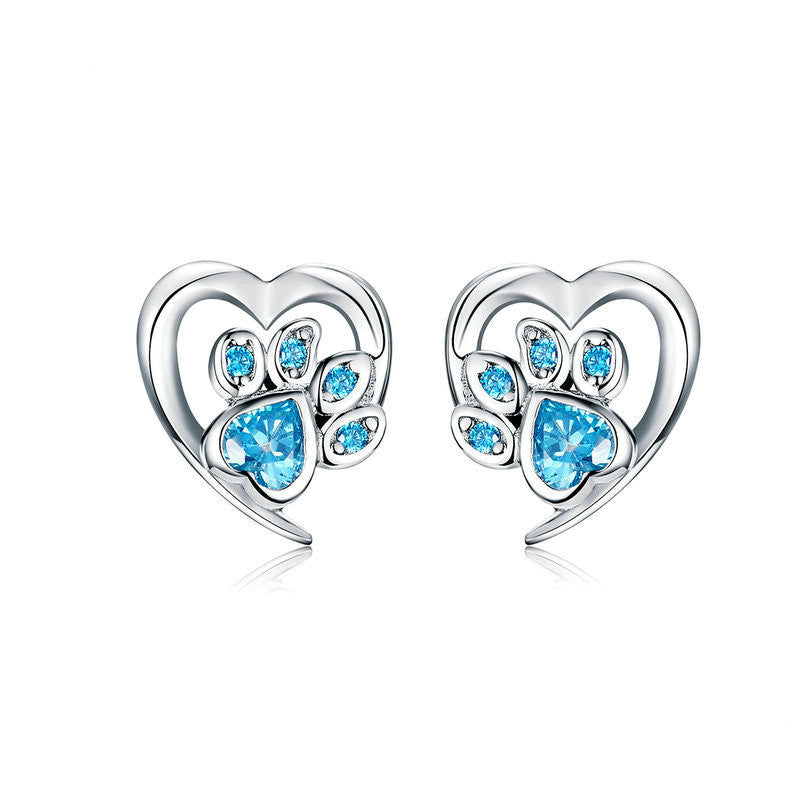 Silver Claw Earrings