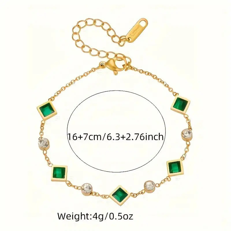 Emerald Carolina Bracelet