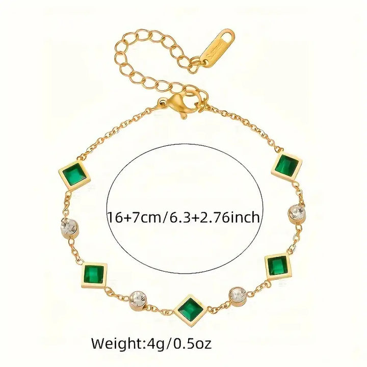 Emerald Carolina Bracelet