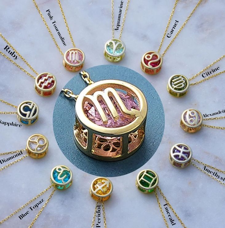 Reversible Zodiac Necklace