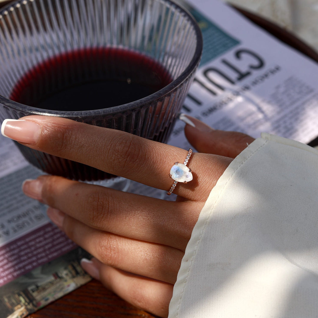 Bianca Moonstone Ring