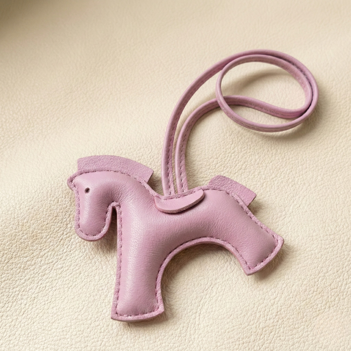 Handcrafted Leather Horse Keychain