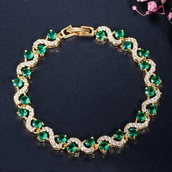 Emerald Stream Bracelet